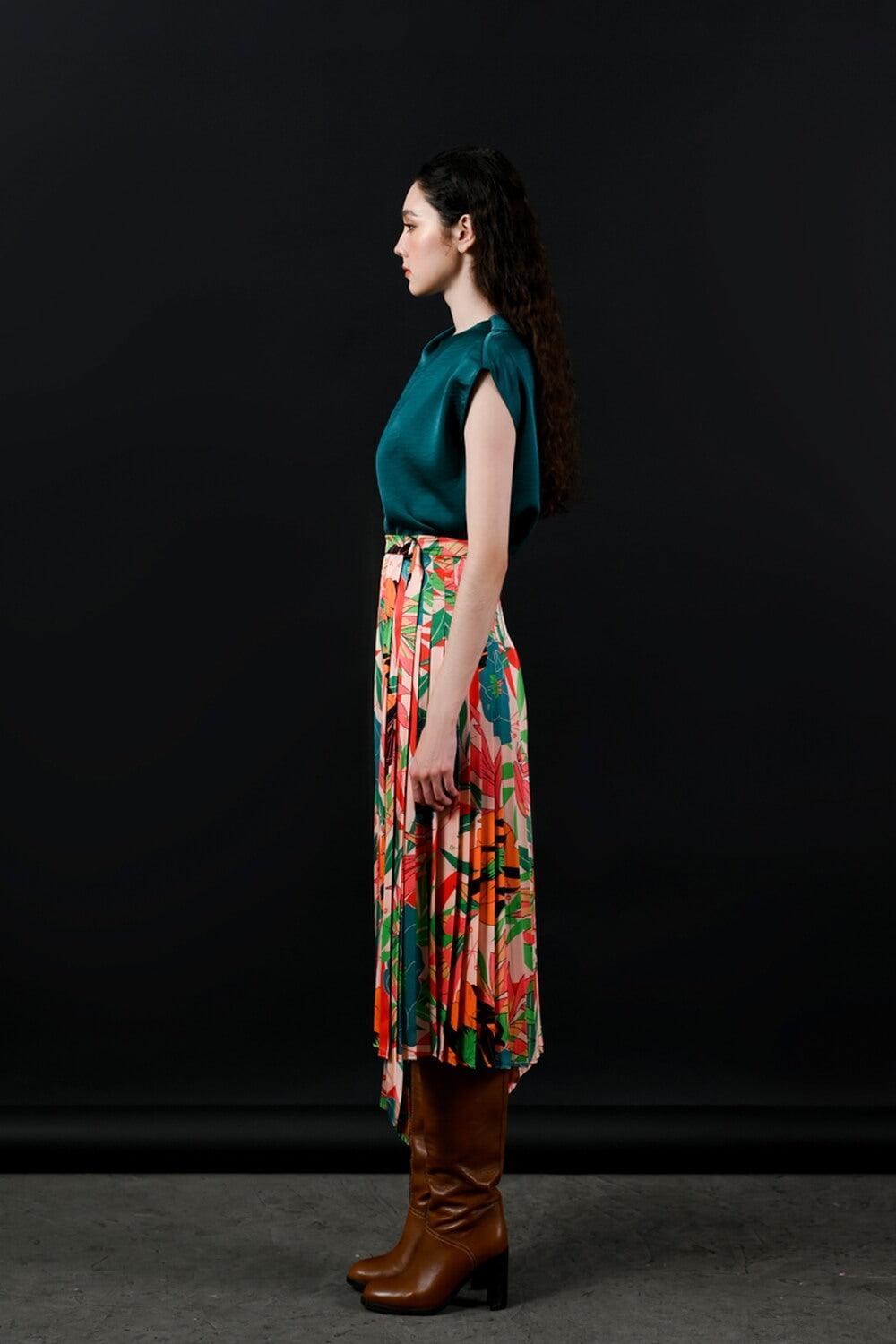 Piimio Asymmetric Flap Skirt MEAN BLVD