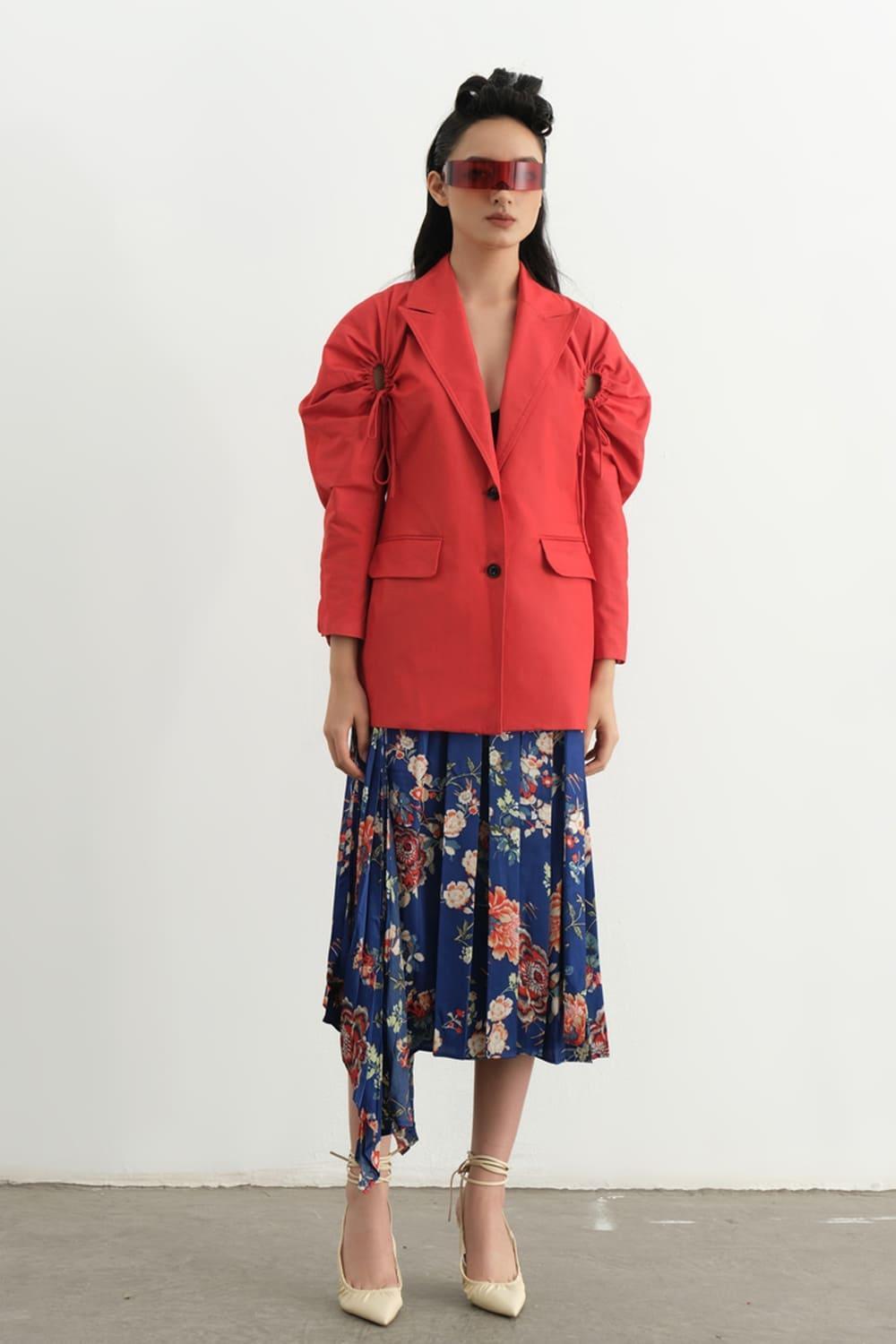 Piimio Asymmetric Flap Skirt MEAN BLVD