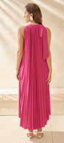 Pinky Pleated Maxi Dress MEAN BLVD