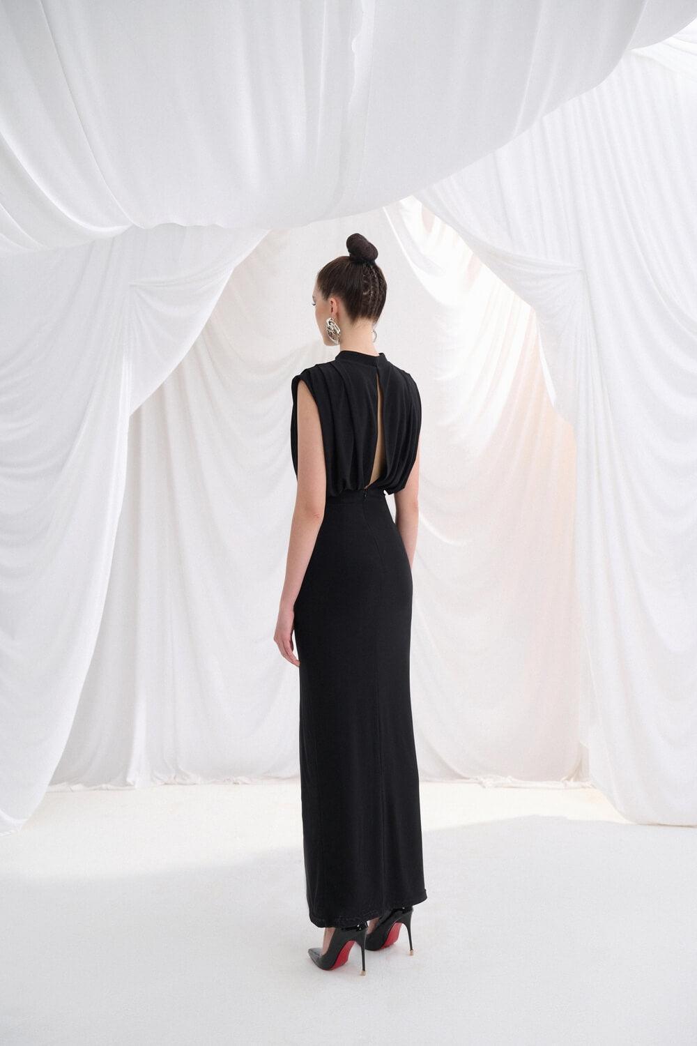 Quinna Blouson Sleeveless Cotton Maxi Dress MEAN BLVD