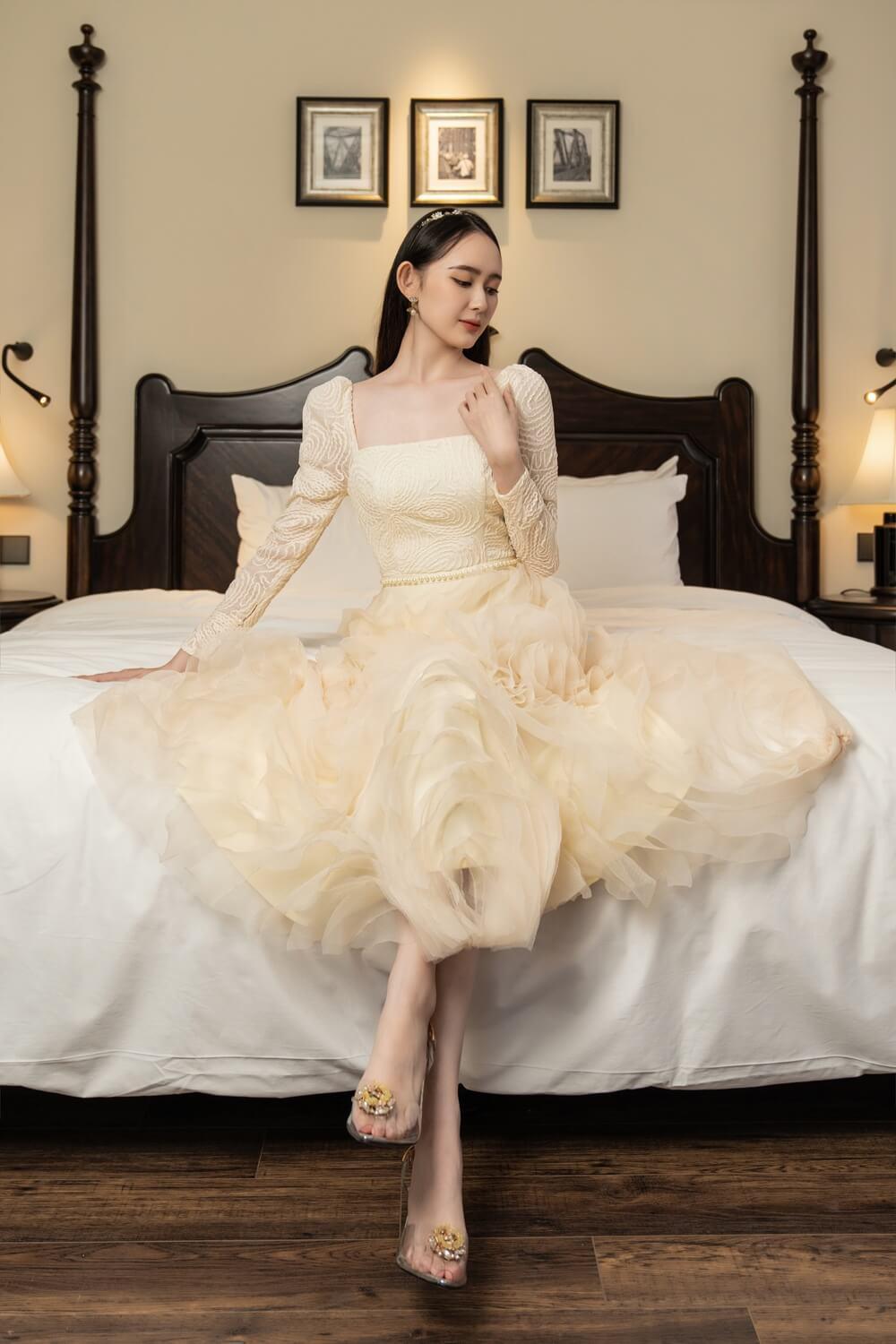 Rami Square Neck Dress MEAN BLVD