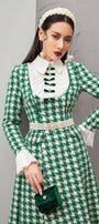 Ratih Long Sleeves Tweed Dress MEAN BLVD