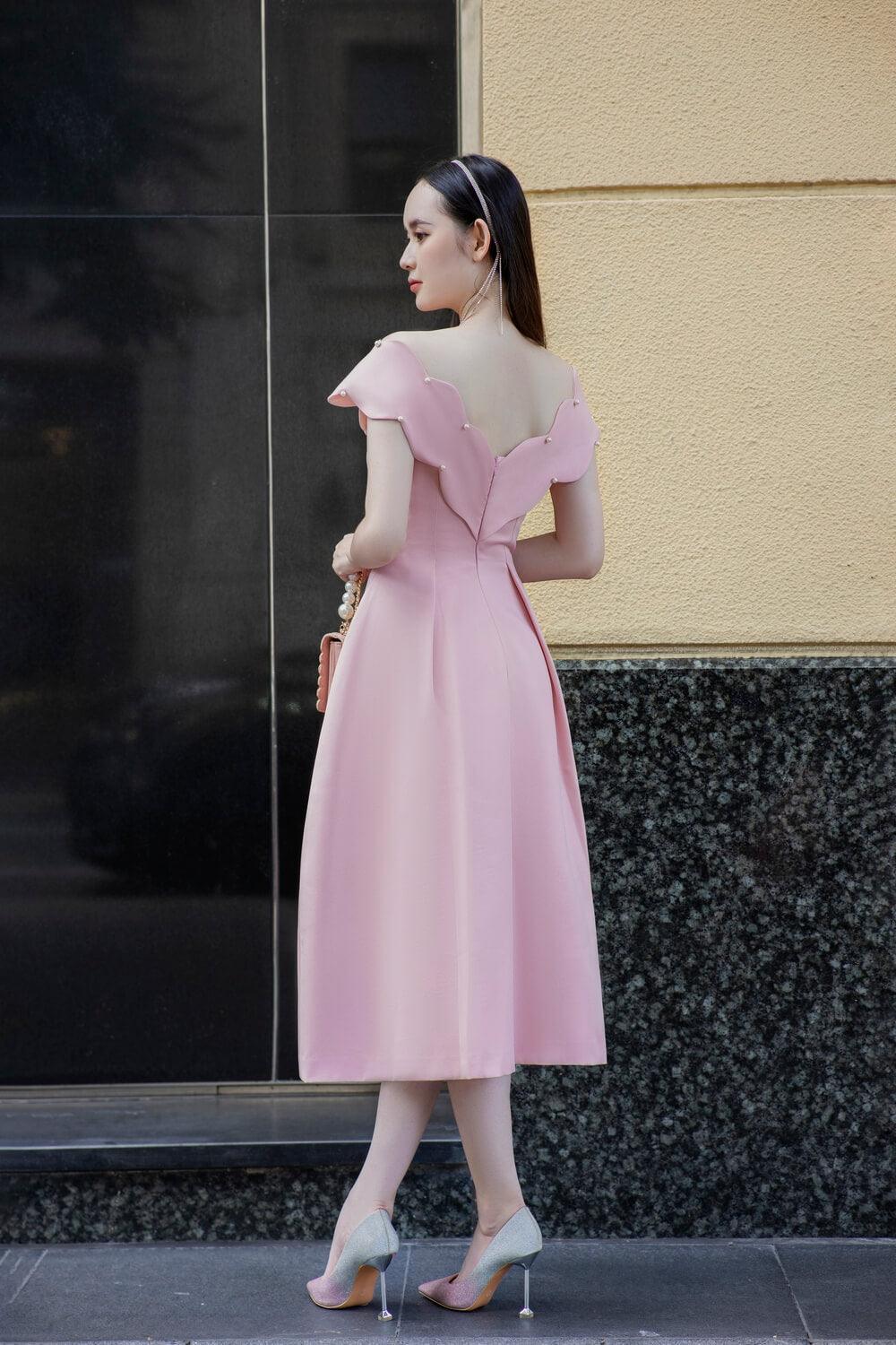 Reilly V-Neck Dress MEAN BLVD