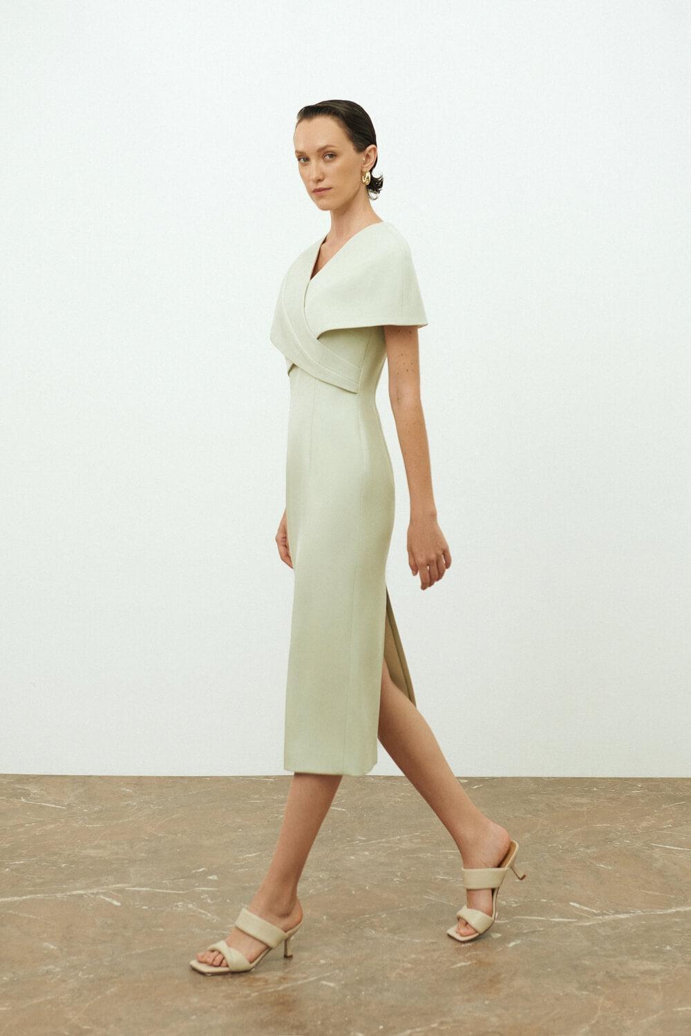 Renata Cape Sleeves Dress MEAN BLVD