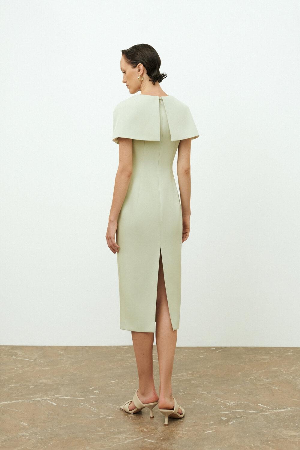 Renata Cape Sleeves Dress MEAN BLVD