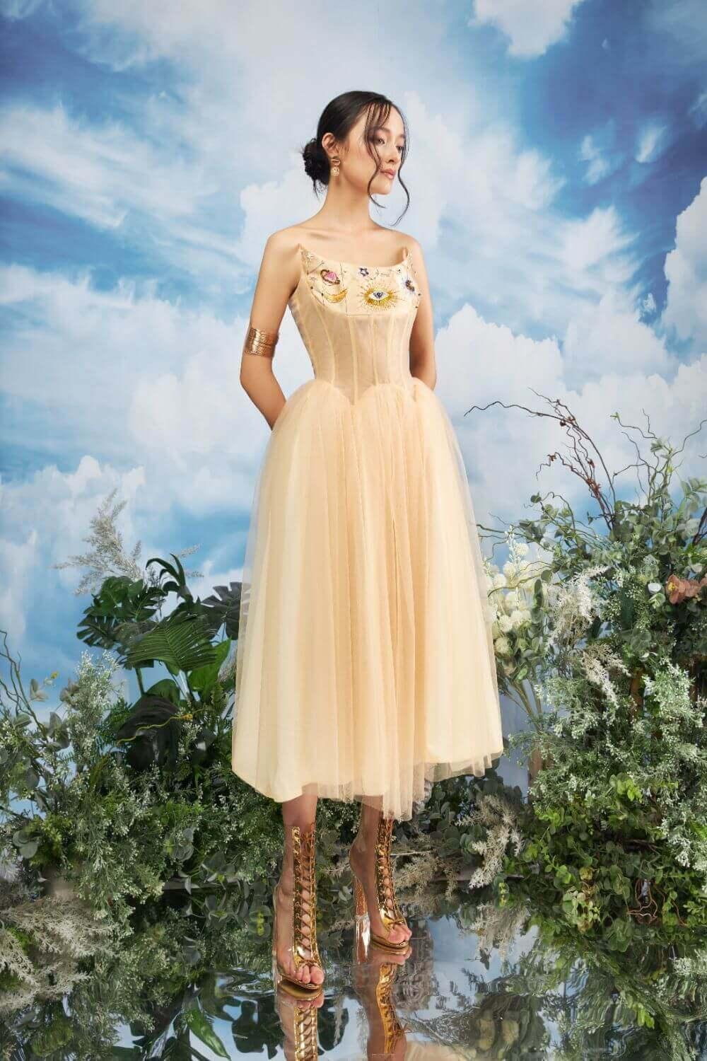 Rifleman Strapless Dress MEAN BLVD