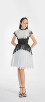 Rihanna Ruffle Dress MEAN BLVD