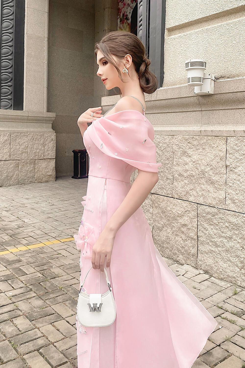 Rita Off-Shoulder Ao Dai MEAN BLVD