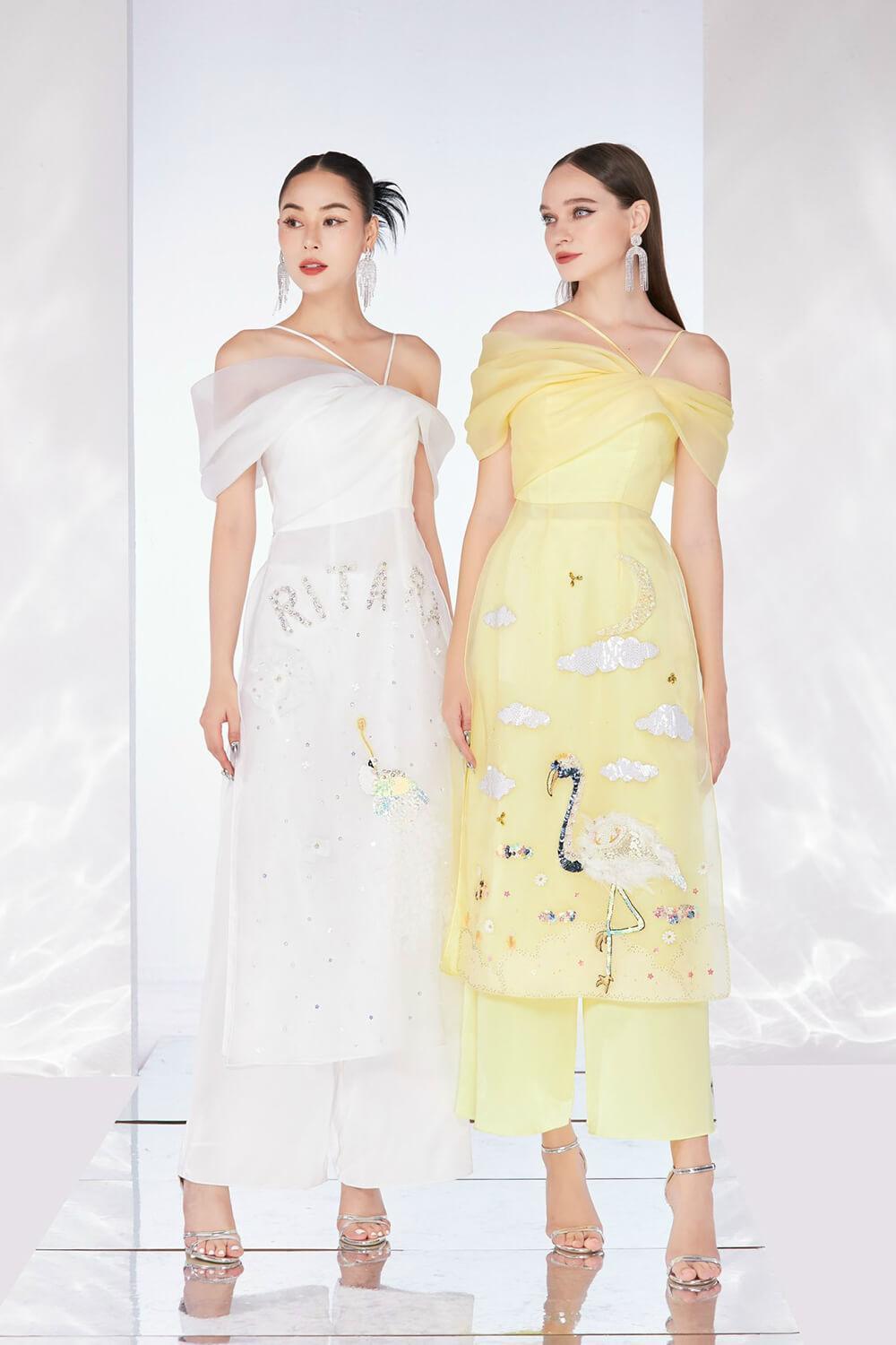 Rita Off-Shoulder Ao Dai MEAN BLVD