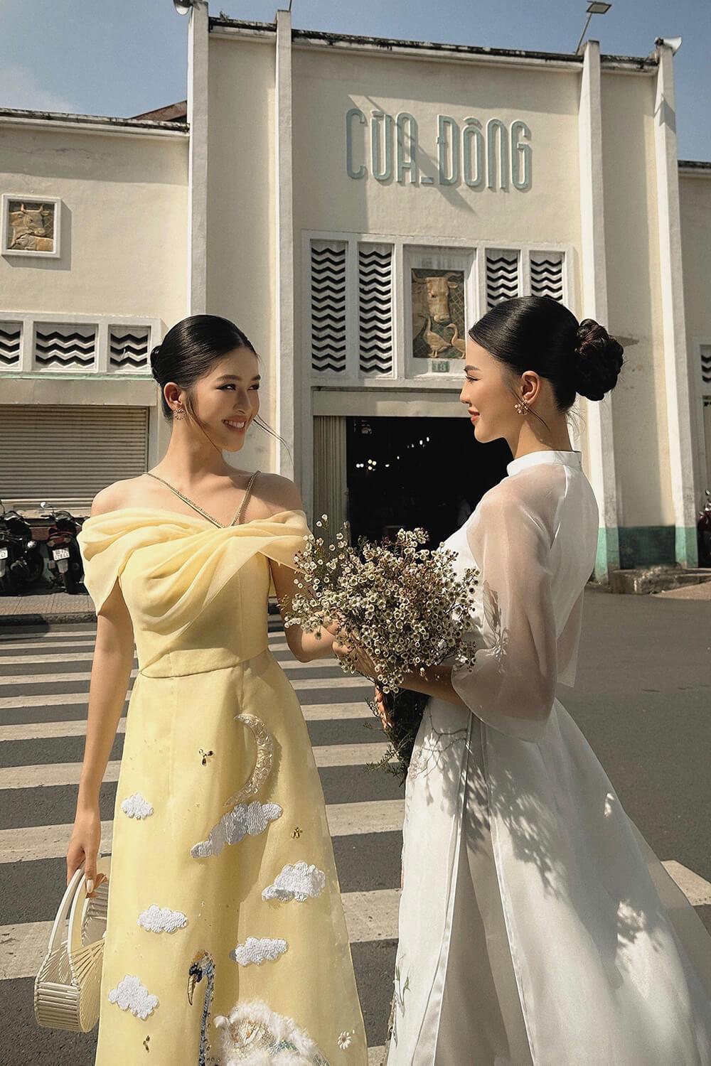 Rita Off-Shoulder Ao Dai MEAN BLVD