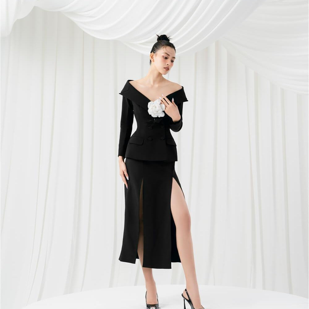 Rocky Sides Slit Skirt MEAN BLVD