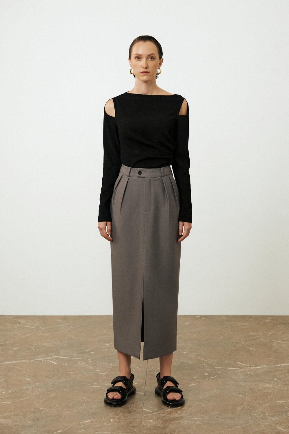 Rosalie Open Shoulder Top MEAN BLVD