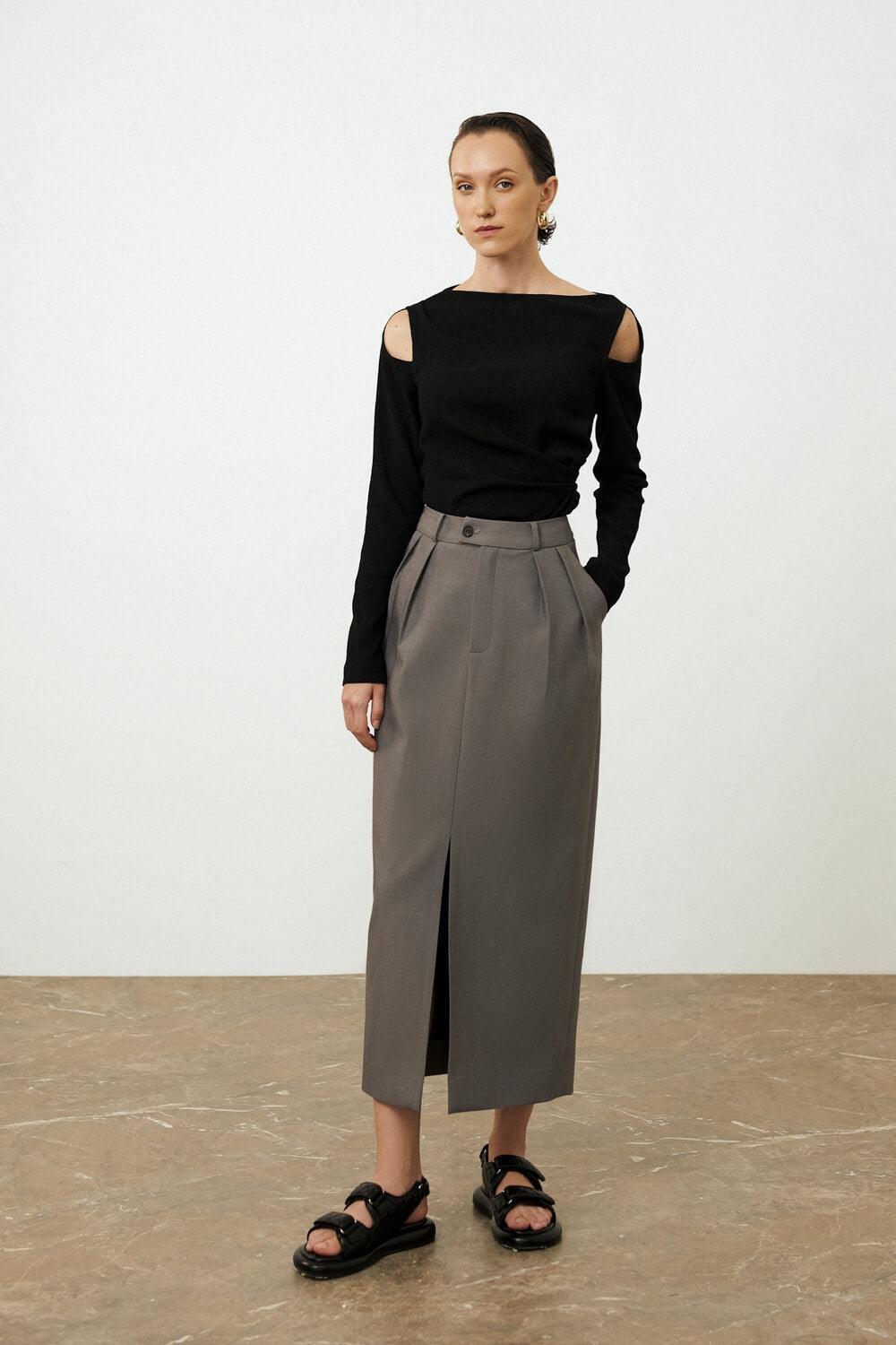 Rosalie Open Shoulder Top MEAN BLVD