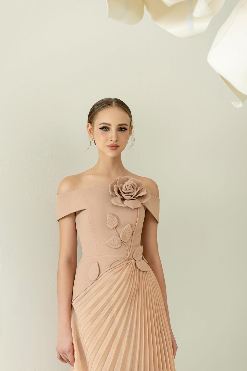 Rose Off-Shoulder Dress MEAN BLVD