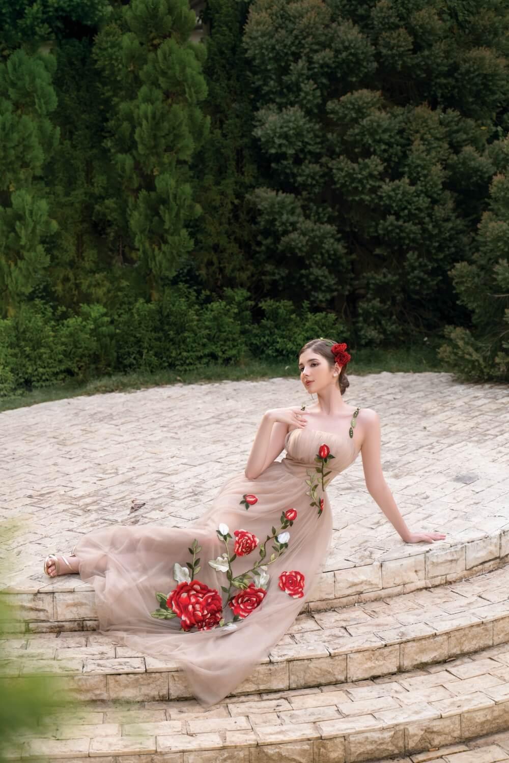 Rosey Fitted Waist Dress MEAN BLVD