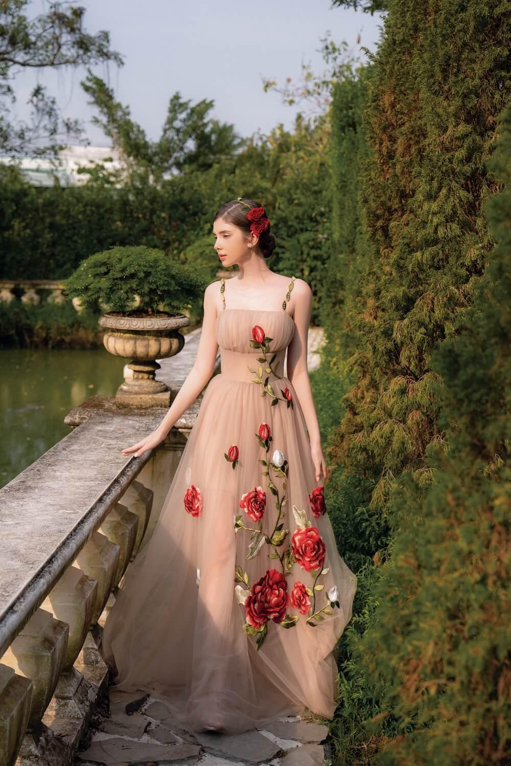 Rosey Fitted Waist Dress MEAN BLVD