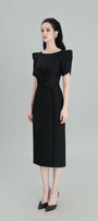 Sandy Boat Neck Dress MEAN BLVD
