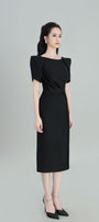 Sandy Boat Neck Dress MEAN BLVD