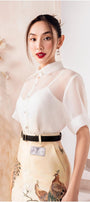 Sari Front Slit Skirt MEAN BLVD