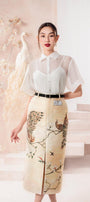 Sari Front Slit Skirt MEAN BLVD