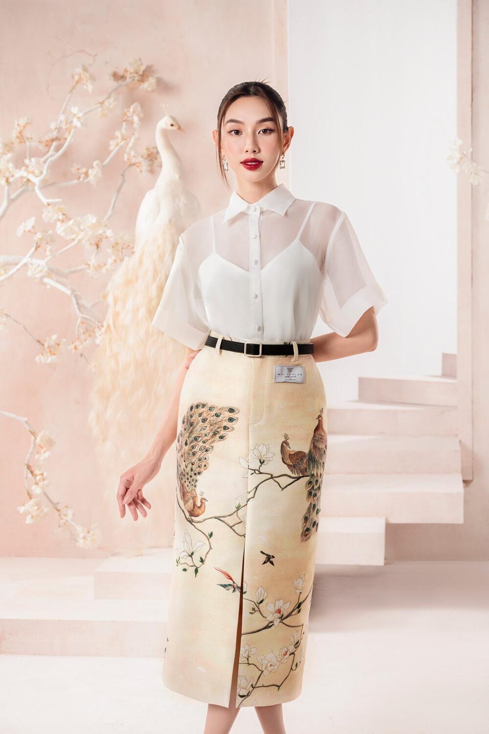 Sari Front Slit Skirt MEAN BLVD