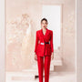 Scarlet Front Scarf Blazer MEAN BLVD