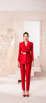 Scarlet Straight Trousers MEAN BLVD