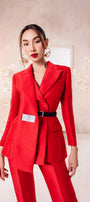 Scarlet Straight Trousers MEAN BLVD