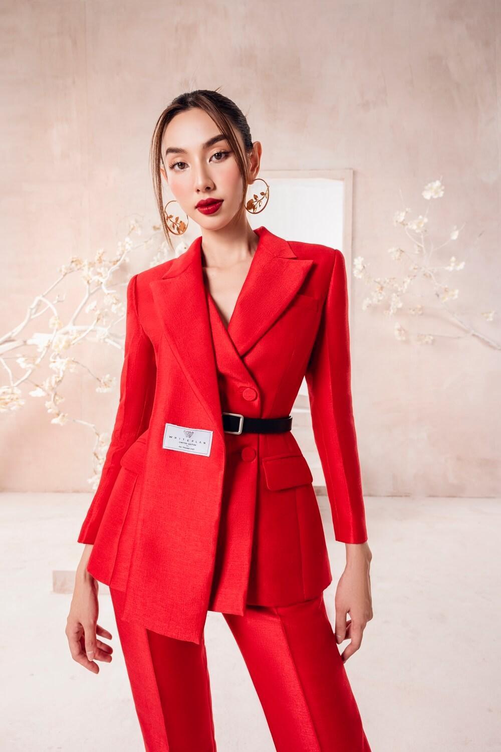 Scarlet Straight Trousers MEAN BLVD
