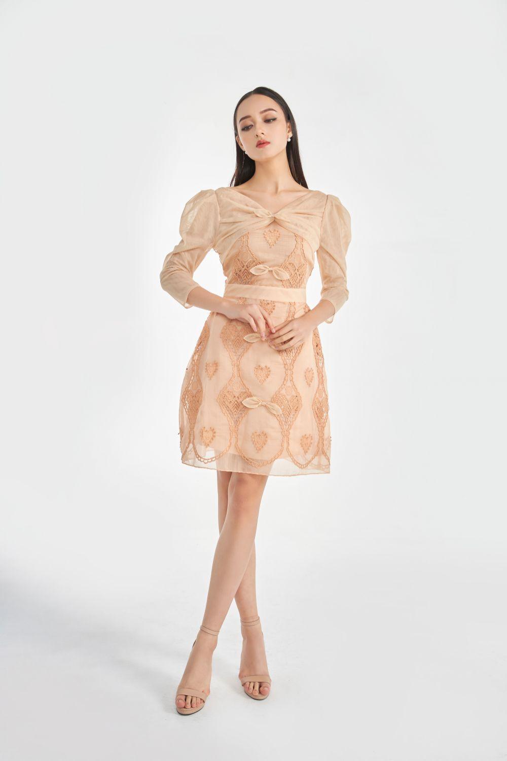 Serena Heart Lace Dress MEAN BLVD