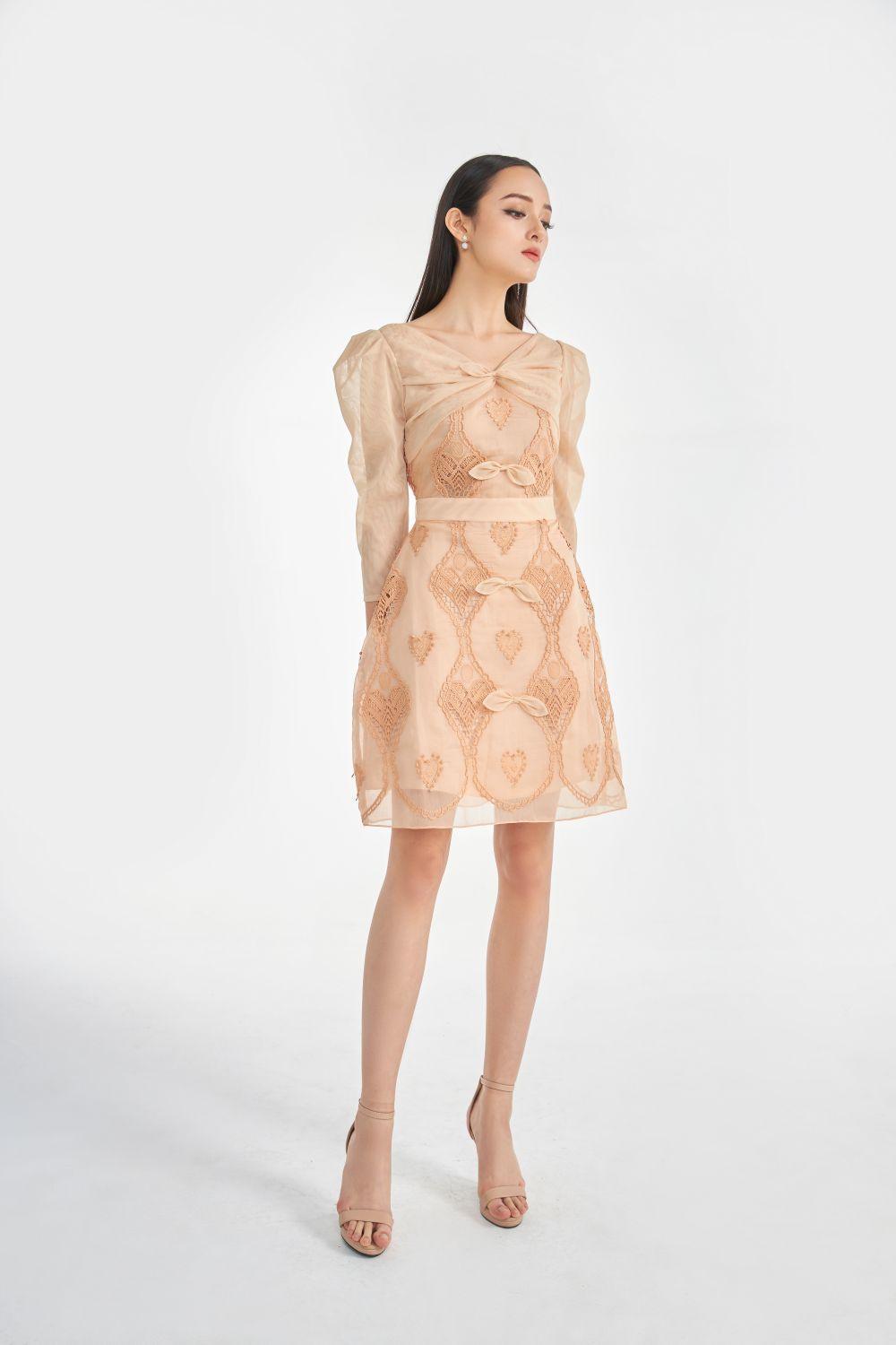 Serena Heart Lace Dress MEAN BLVD
