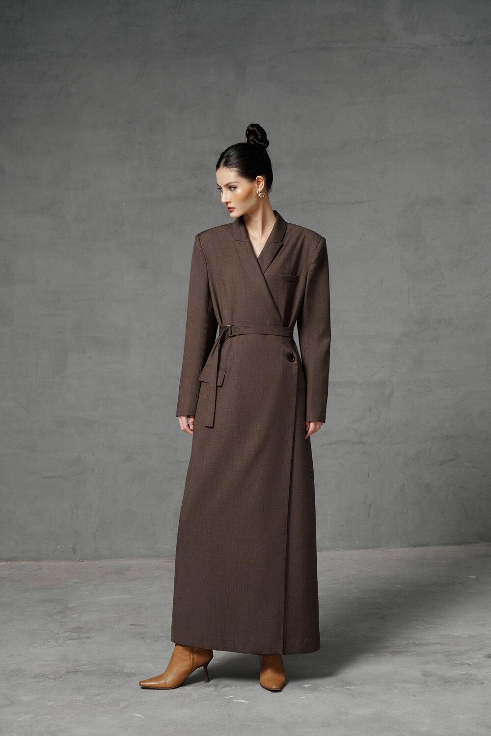 Sika Peak Lapel Trench Coat MEAN BLVD