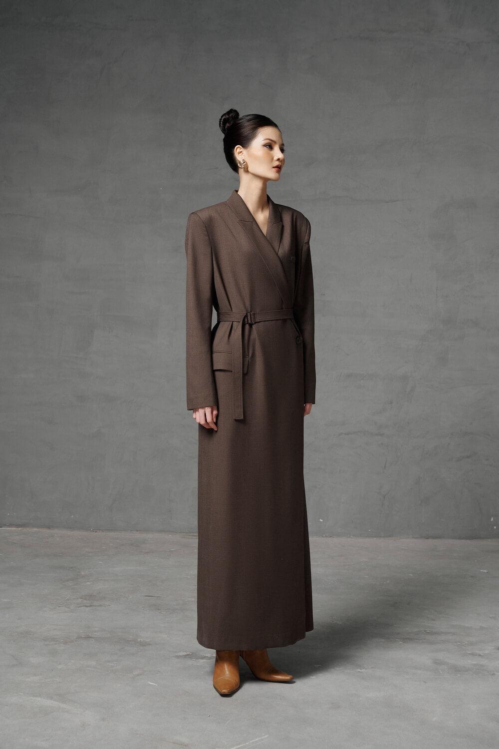 Sika Peak Lapel Trench Coat MEAN BLVD