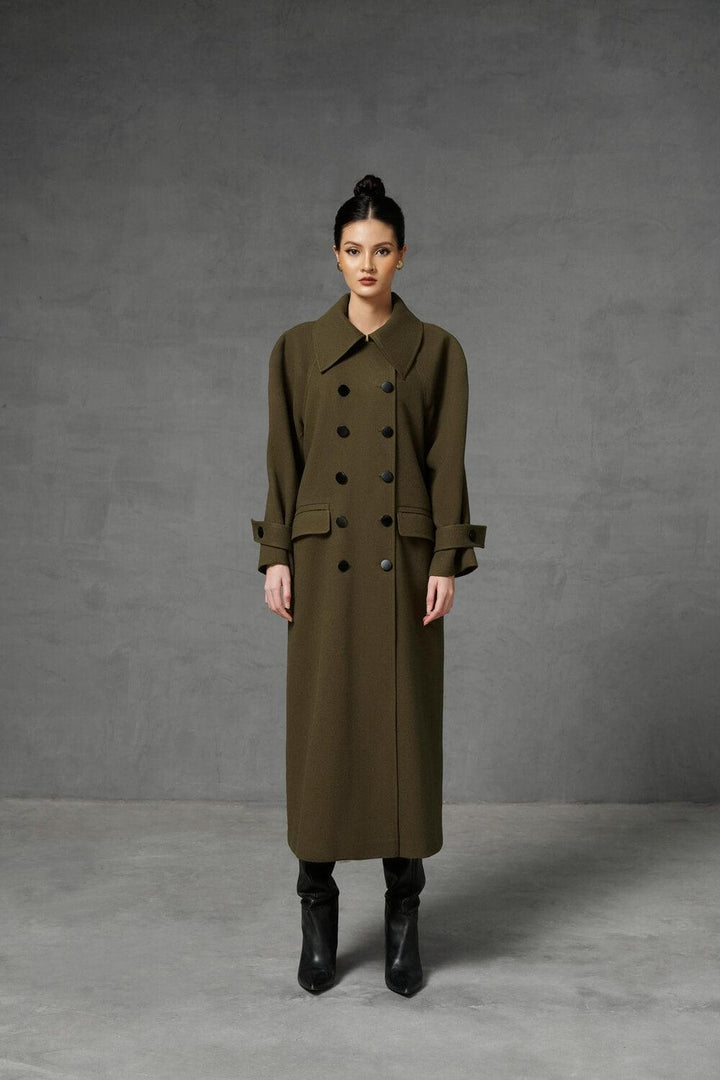 Somoon Double-Breasted Trench Coat MEAN BLVD