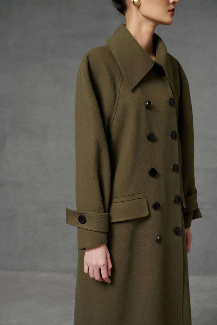 Somoon Double-Breasted Trench Coat MEAN BLVD