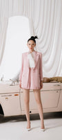 Sophie Straight Mandarin Collar Organza Shirt MEAN BLVD