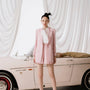 Sophie Structured Long Sleeved Diamond Spandex Blazer MEAN BLVD