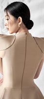 Sophie Stylized Shoulder Dress MEAN BLVD