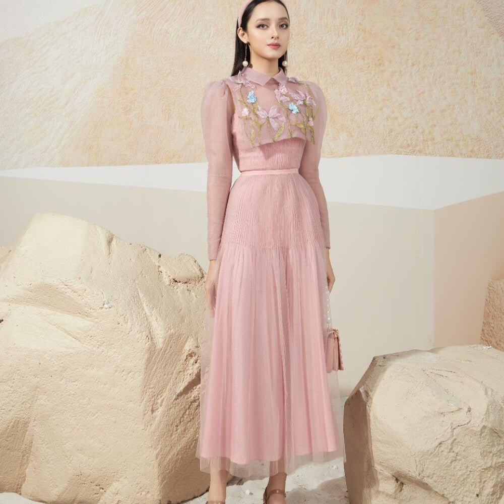 Sprouse Puffy Shoulder Dress MEAN BLVD