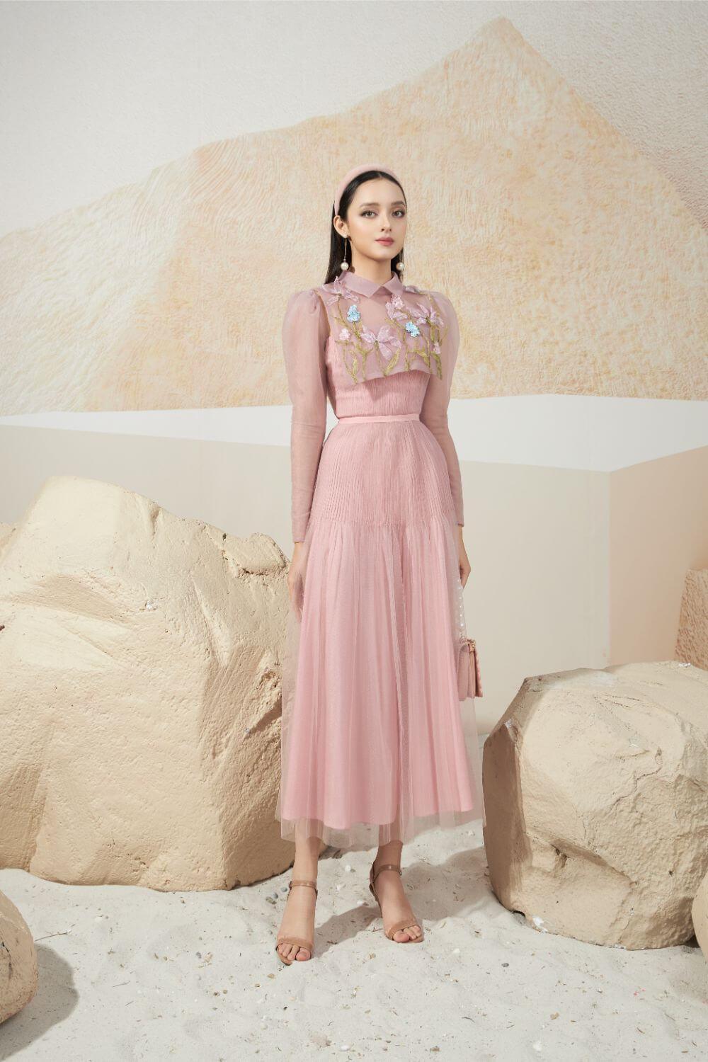 Sprouse Puffy Shoulder Dress MEAN BLVD