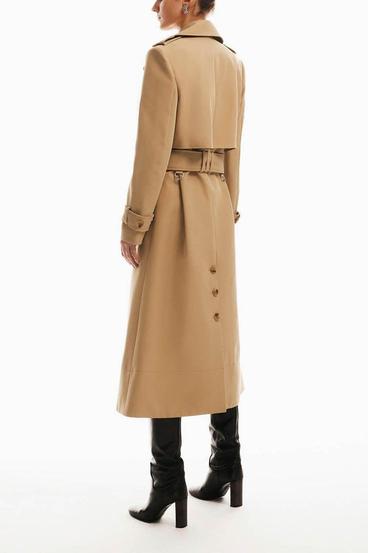 Stella Double-Breasted Trench Coat MEAN BLVD