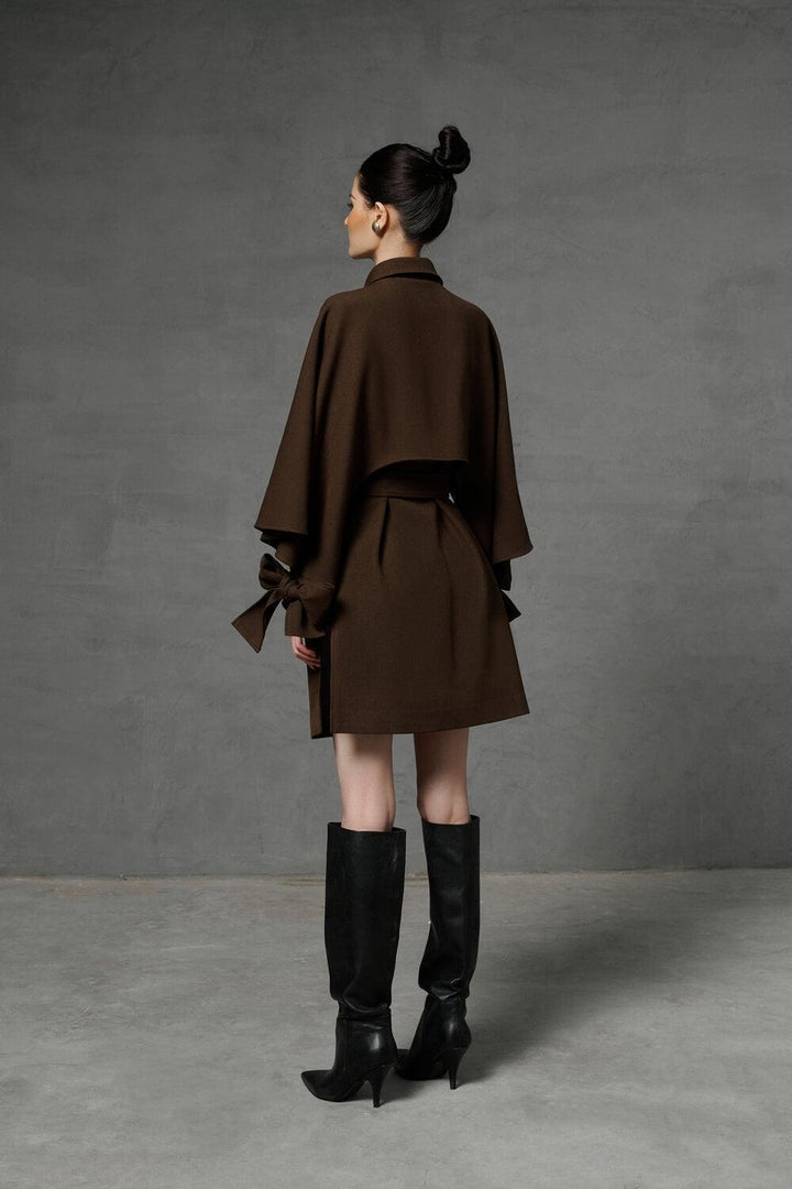 Sterling Cape Shoulder Coat MEAN BLVD