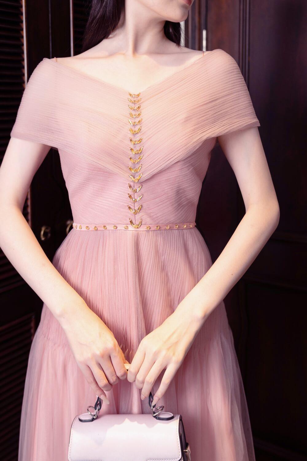 Stratton V-Neck Dress MEAN BLVD