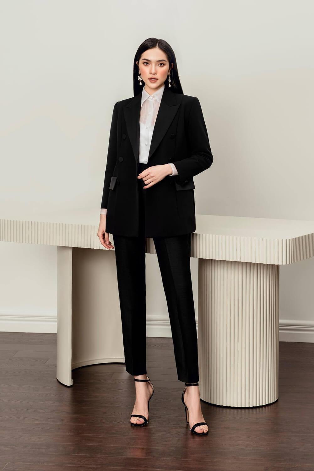 Taylor Asymmetric Lapel Blazer MEAN BLVD