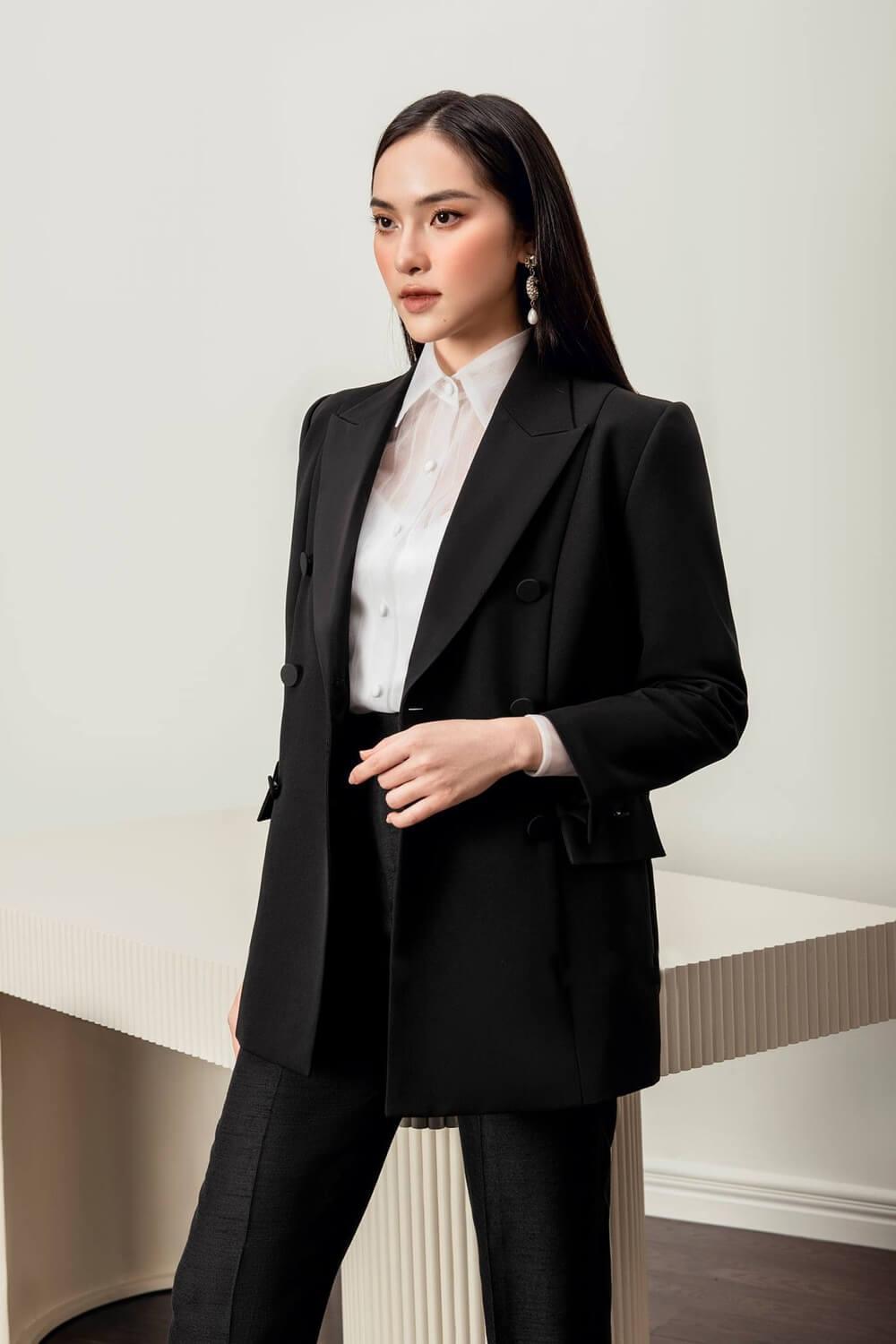 Taylor Asymmetric Lapel Blazer MEAN BLVD