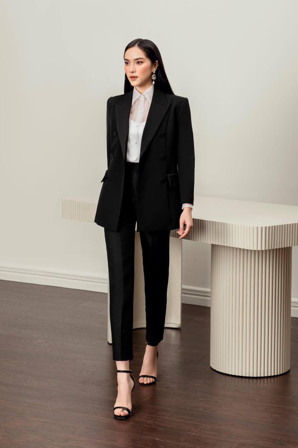 Taylor Asymmetric Lapel Blazer MEAN BLVD