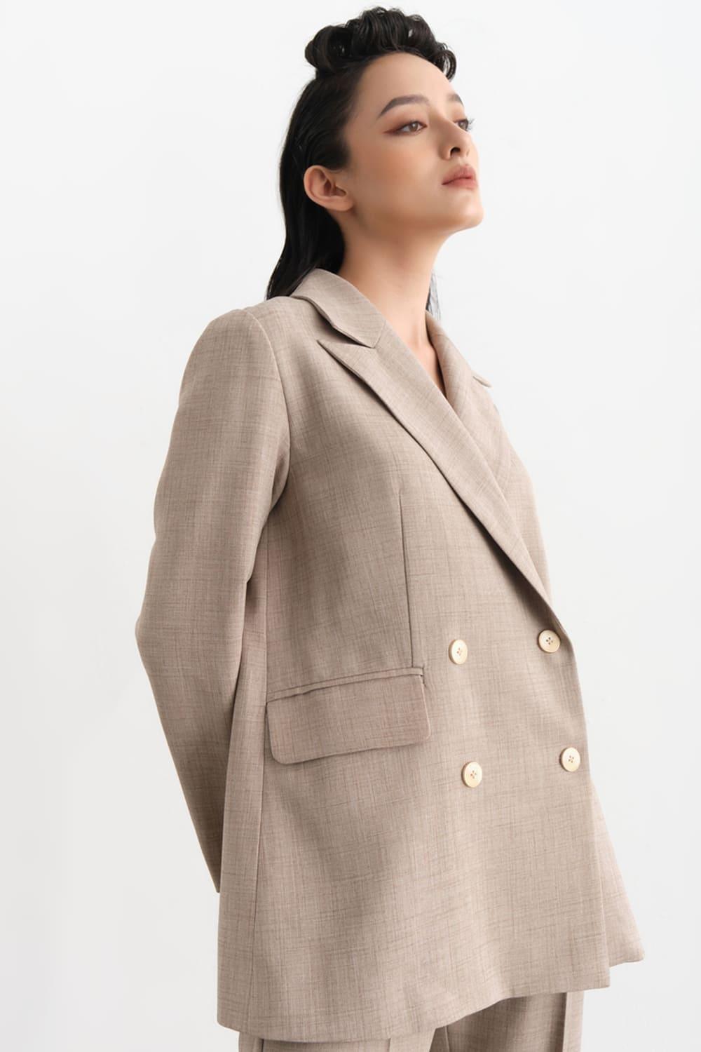 Thomasin Double-Breasted Blazer MEAN BLVD