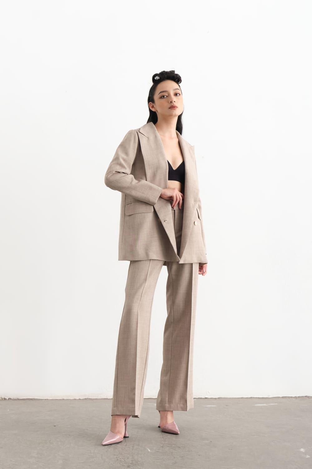 Thomasin Double-Breasted Blazer MEAN BLVD