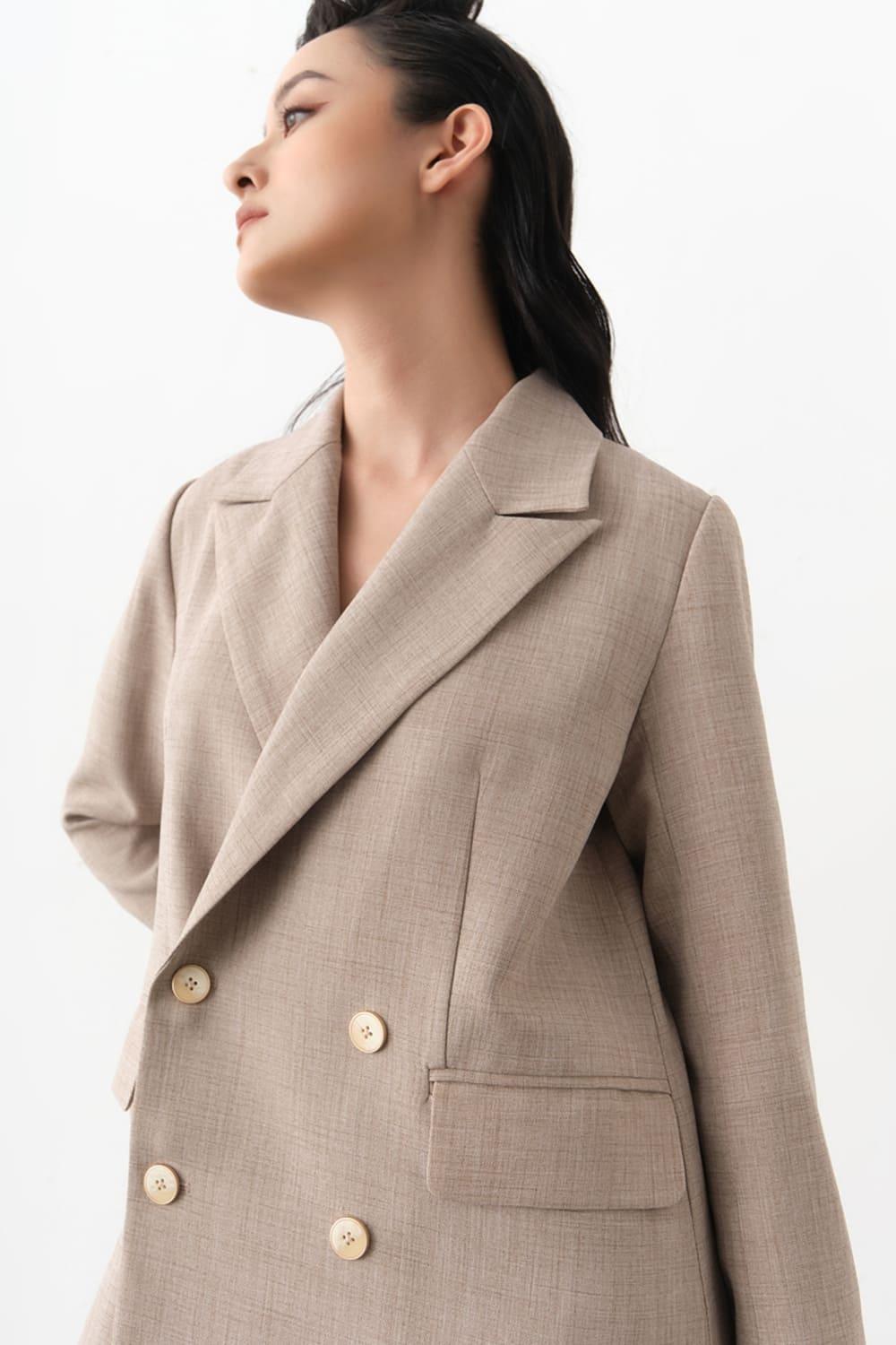 Thomasin Double-Breasted Blazer MEAN BLVD
