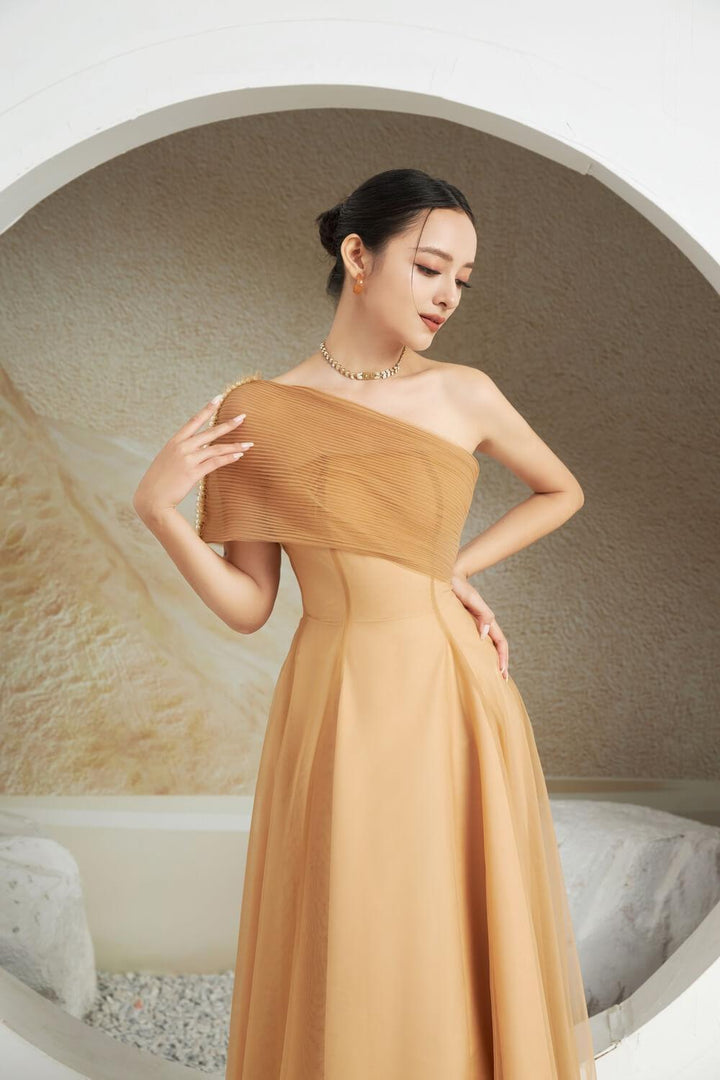 Turkel One Shoulder Dress MEAN BLVD